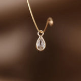 BRIOLETTE TEARDROP GEMSTONE CHARM