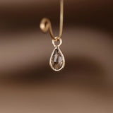 BRIOLETTE TEARDROP GEMSTONE CHARM