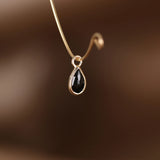 BRIOLETTE TEARDROP GEMSTONE CHARM