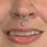 14k GOLD PHANTOM - GREY DIAMOND - CLICKER