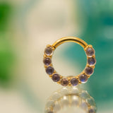 OAKTIER - RAINBOW MOONSTONE - HINGED RING