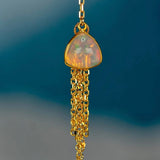 14K GOLD ETHIOPIAN OPAL CHARM
