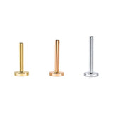 14g GOLD LABRET POSTS