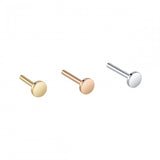 14g GOLD LABRET POSTS