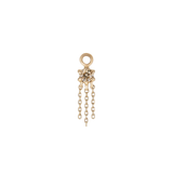 14k GENUINE DIAMOND TASSEL CHARM