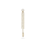 BALL CHAIN AND BARREL CHARM