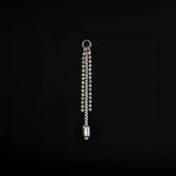 BALL CHAIN AND BARREL CHARM