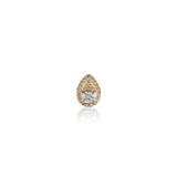 14K GOLD TINY TEARDROP
