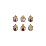 14K GOLD TINY TEARDROP