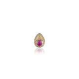 14K GOLD TINY TEARDROP