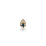 14K GOLD TINY TEARDROP