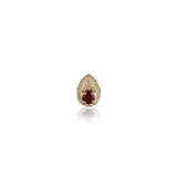 14K GOLD TINY TEARDROP