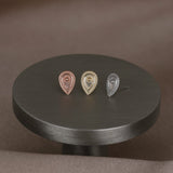 14K SOLID GOLD TINY ORNATE DROPLET END