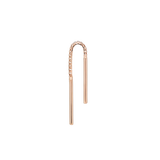 14k GOLD DIAMOND BOX THREADER CHAIN [SHORT]