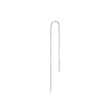 14k GOLD DIAMOND BOX THREADER CHAIN EARRING
