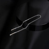 14k GOLD DIAMOND BOX THREADER CHAIN EARRING