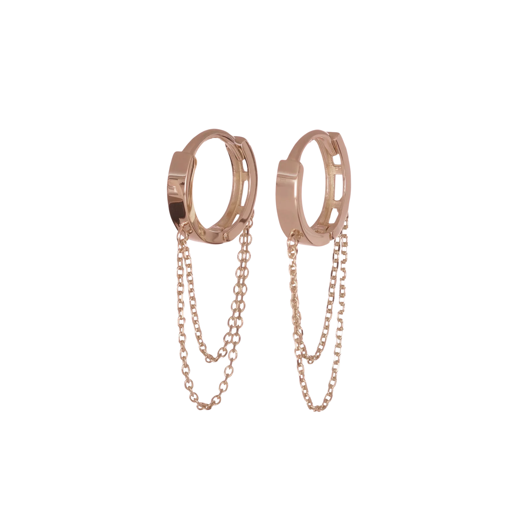14k GOLD DOUBLE CHAINED RING