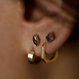 14k GOLD GEOMETRIC CLICKER RING