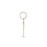 14k GOLD PIN DROP RING