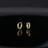 14k GOLD MICRO TWIST RING