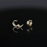 14k GOLD TRIPLE STACKED RING