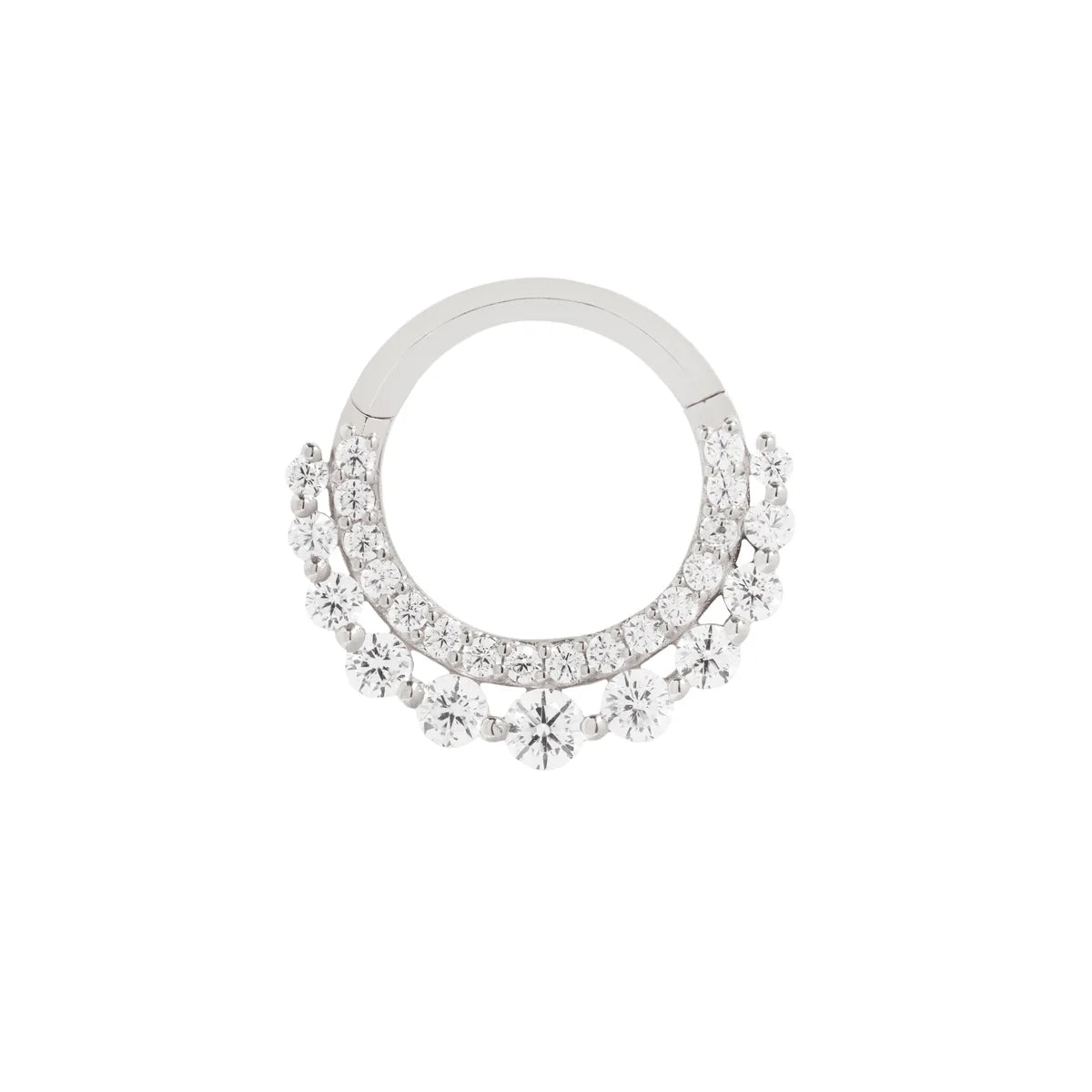 14k GOLD GL'AMOR - CZ - CLICKER