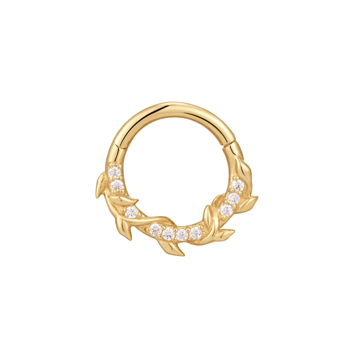 14k GOLD WILD HEARTS - CZ - CLICKER