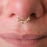 14k GOLD WILD HEARTS - CZ - CLICKER