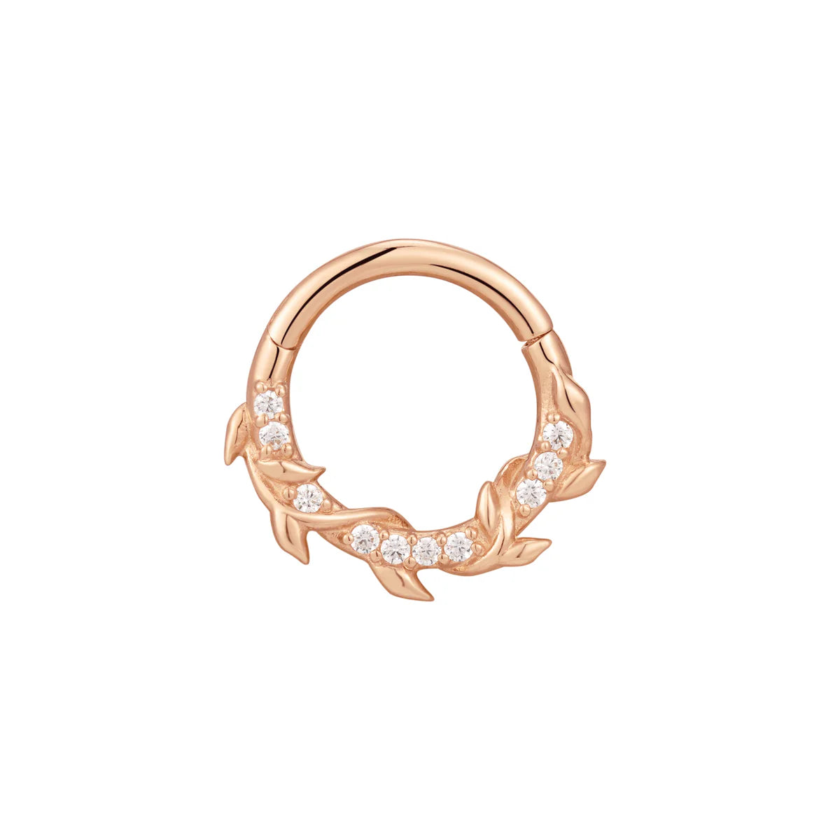 14k GOLD WILD HEARTS - CZ - CLICKER