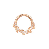 14k GOLD WILD HEARTS - CZ - CLICKER