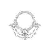 14k GOLD - GOOD TIMES - CZ - CLICKER