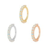 14k GOLD LILLIA - OPAL - CLICKER
