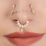 14k GOLD WONDERLAND CZ CLICKER