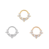 14k GOLD LEGACY - CZ - CLICKER