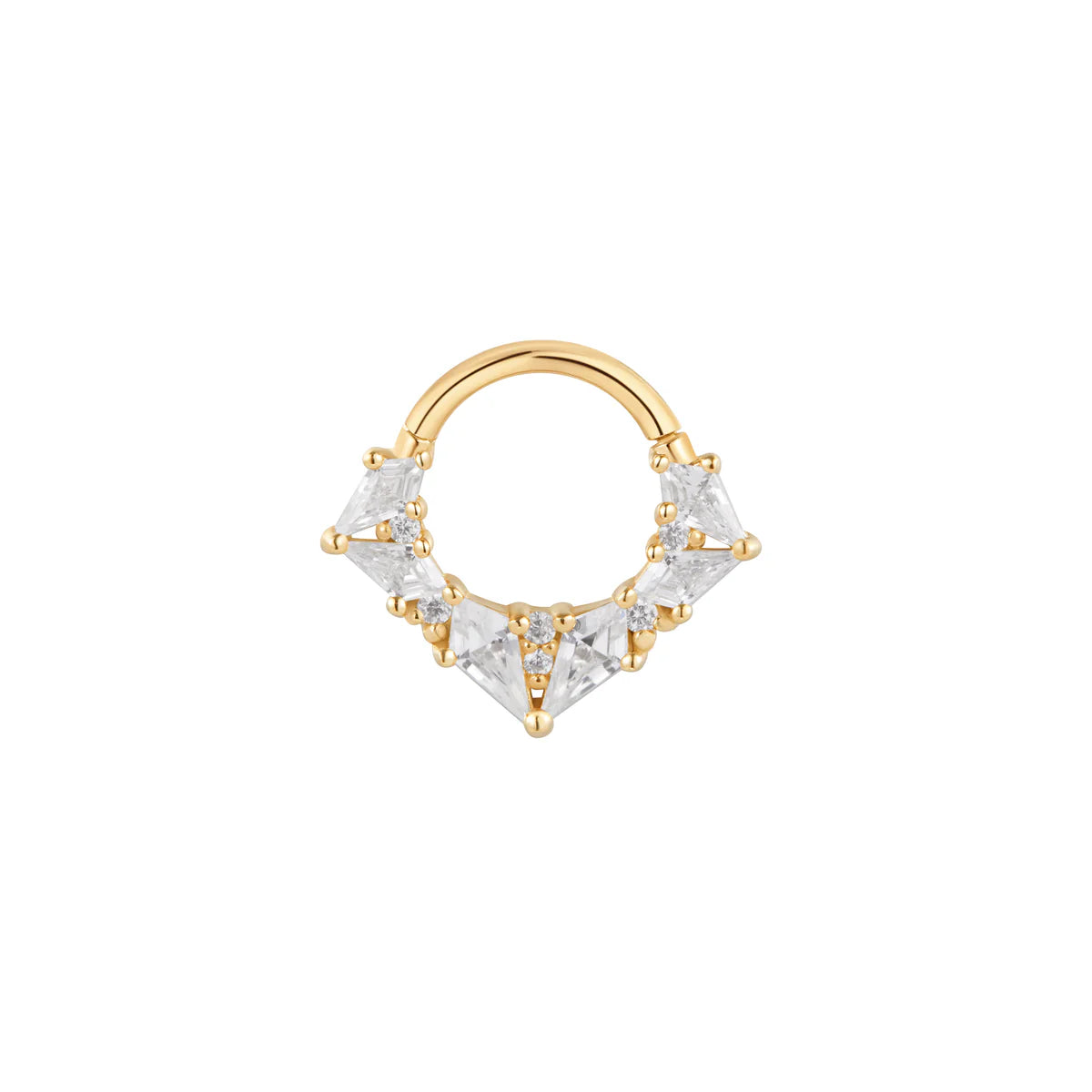 14k GOLD LEGACY - CZ - CLICKER