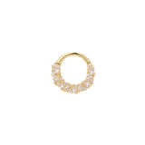 14k GOLD PETTY CASH CZ CLICKER
