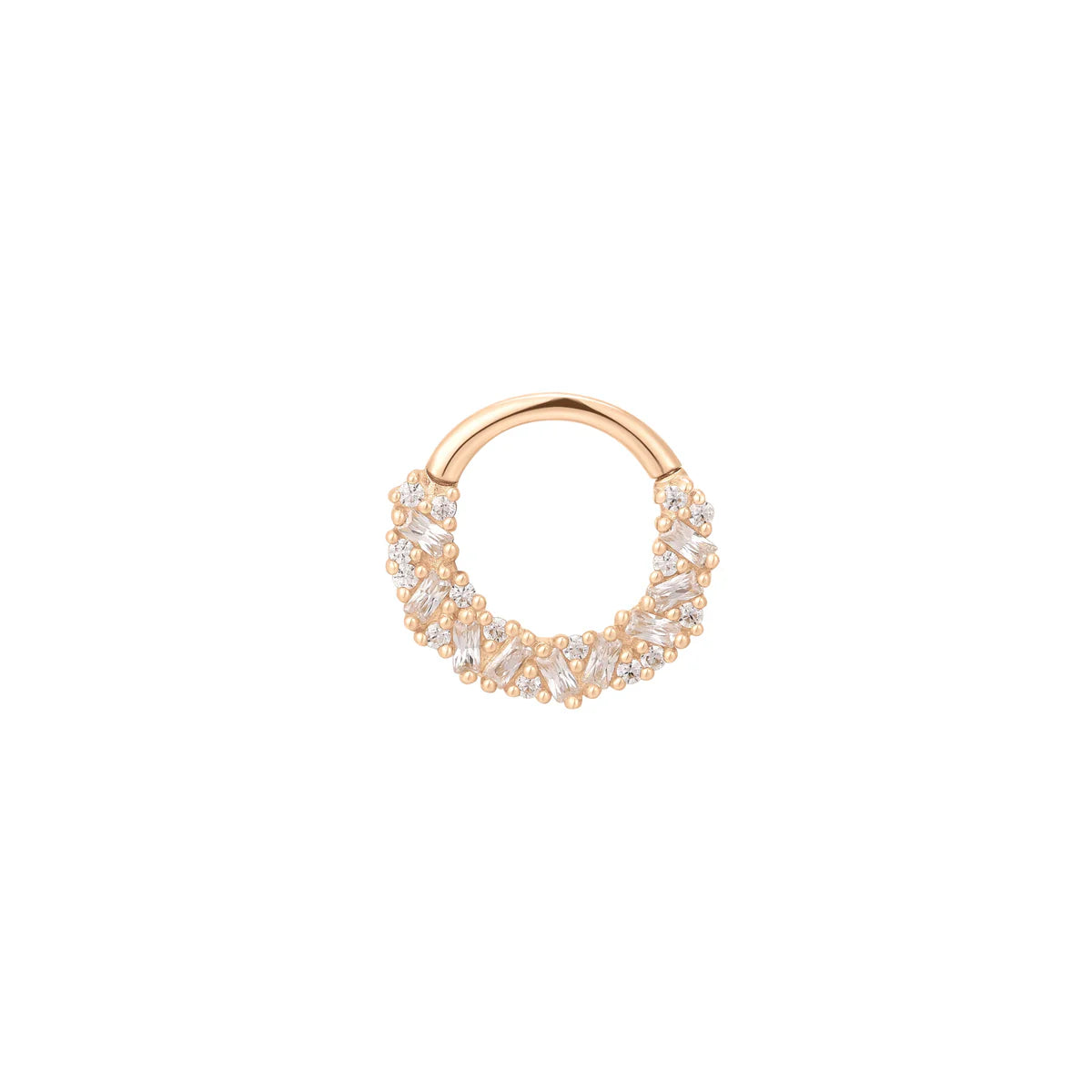 14k GOLD PETTY CASH CZ CLICKER