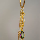14K GOLD MYSTIC TOPAZ CHARM