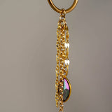 14K GOLD MYSTIC TOPAZ CHARM