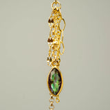 14K GOLD MYSTIC TOPAZ CHARM